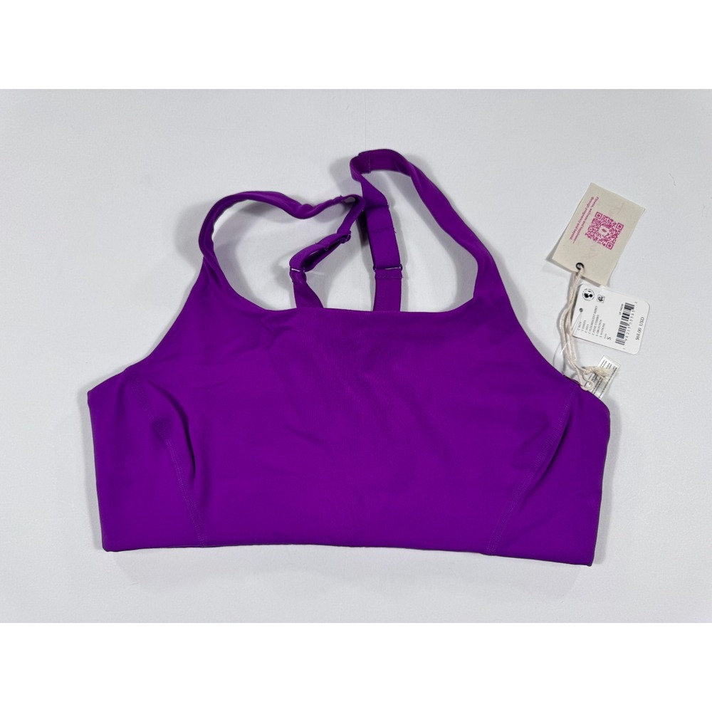 FP Movement Hatch High Support Sports Bra‎ Purple Small Adjustable Straps